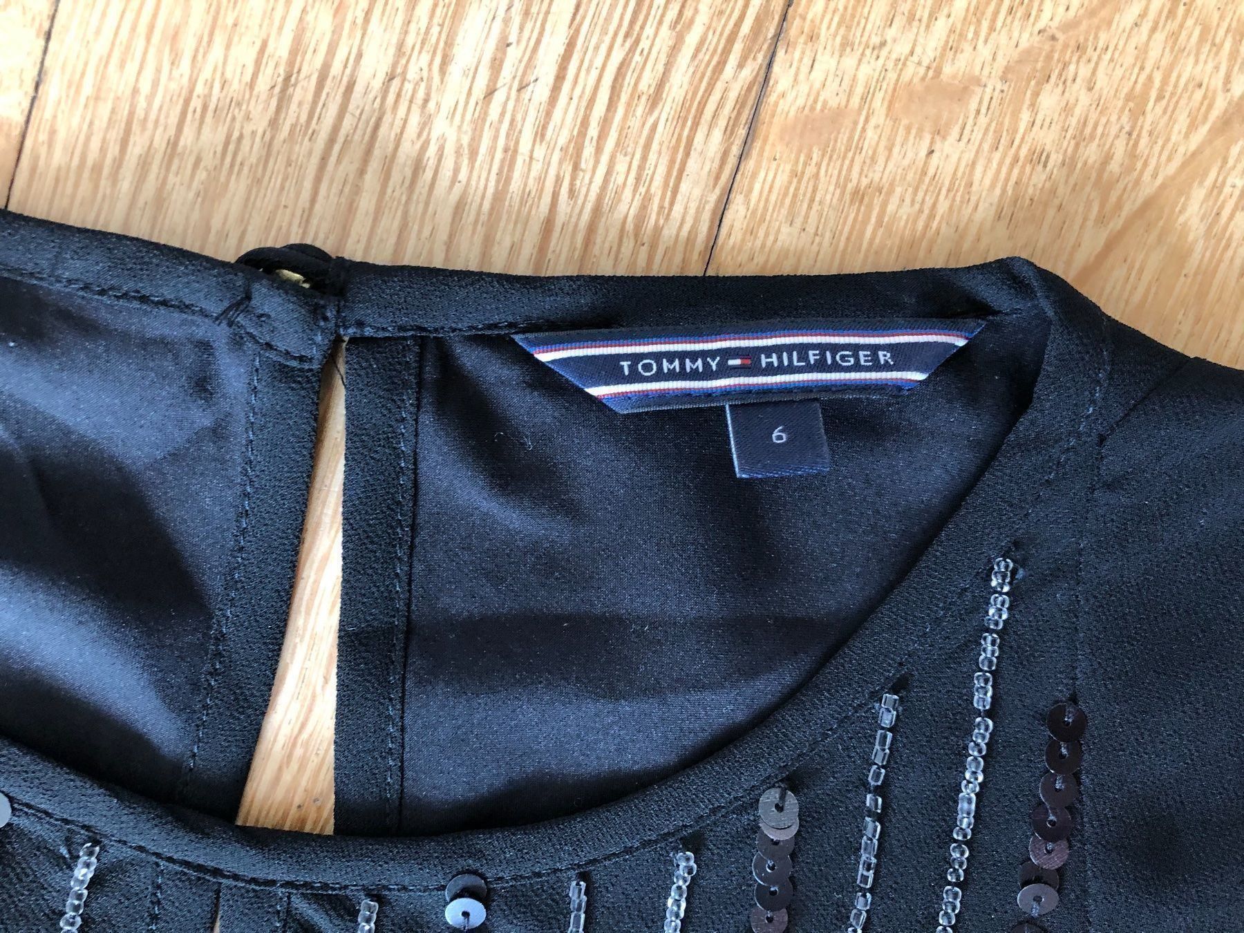 Tommy Hilfiger Blusen: TOMMY HILFIGER Bluse Schwarz Gr S Klassisch elegant – Gebraucht aus Bern von Etzy 4