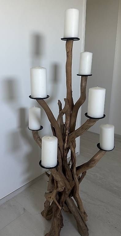 Portacandele: Kerzenständer aus Holz – Usato da Winterthur venduto da san_l5wd
