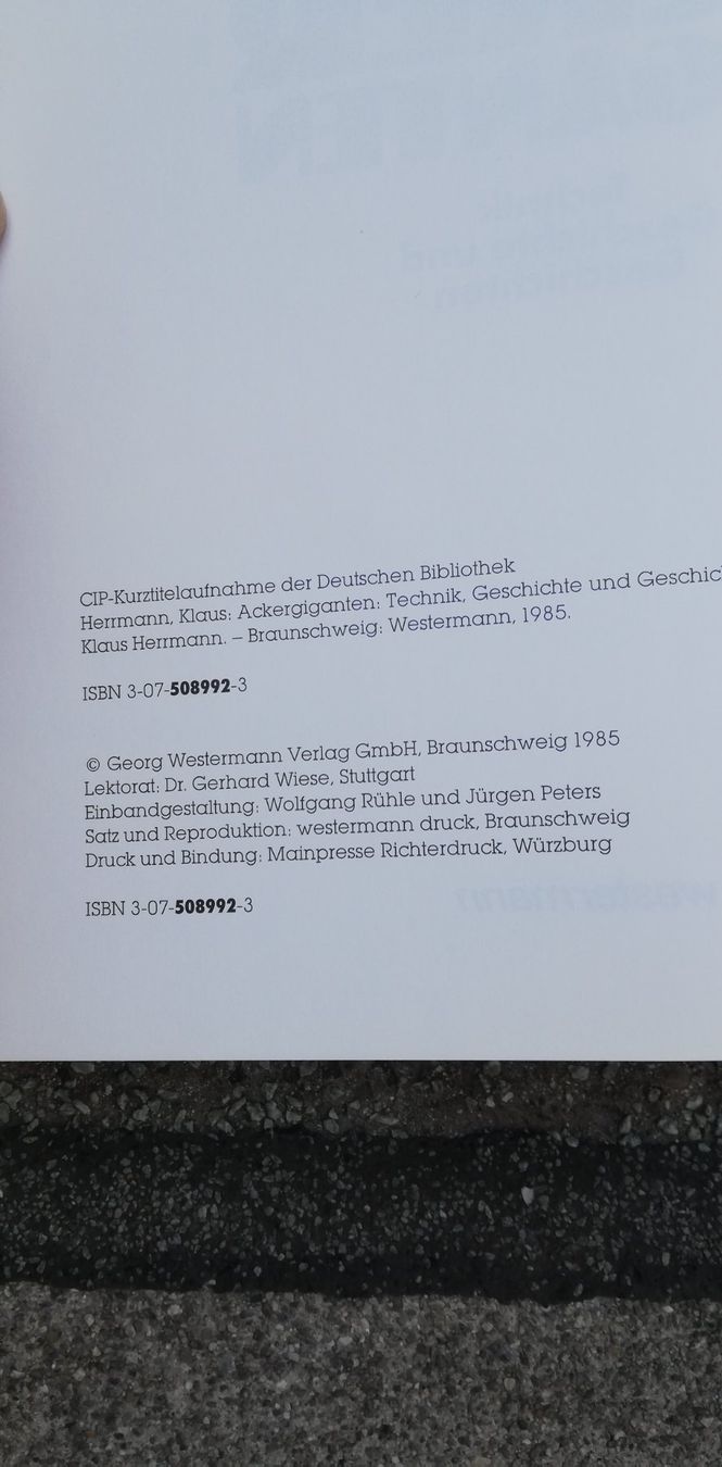 Libri: Ackergiganten - Technik, Geschichte und Geschichten – Usato da Thun venduto da Matthias72 2