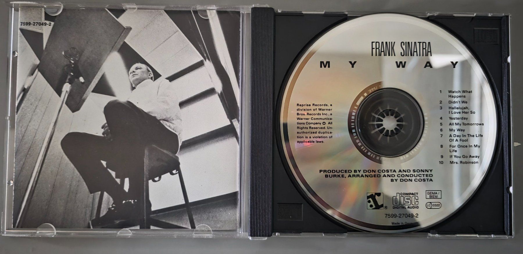CD: Frank Sinatra CD – My Way – Usato da Root venduto da atelier22 1