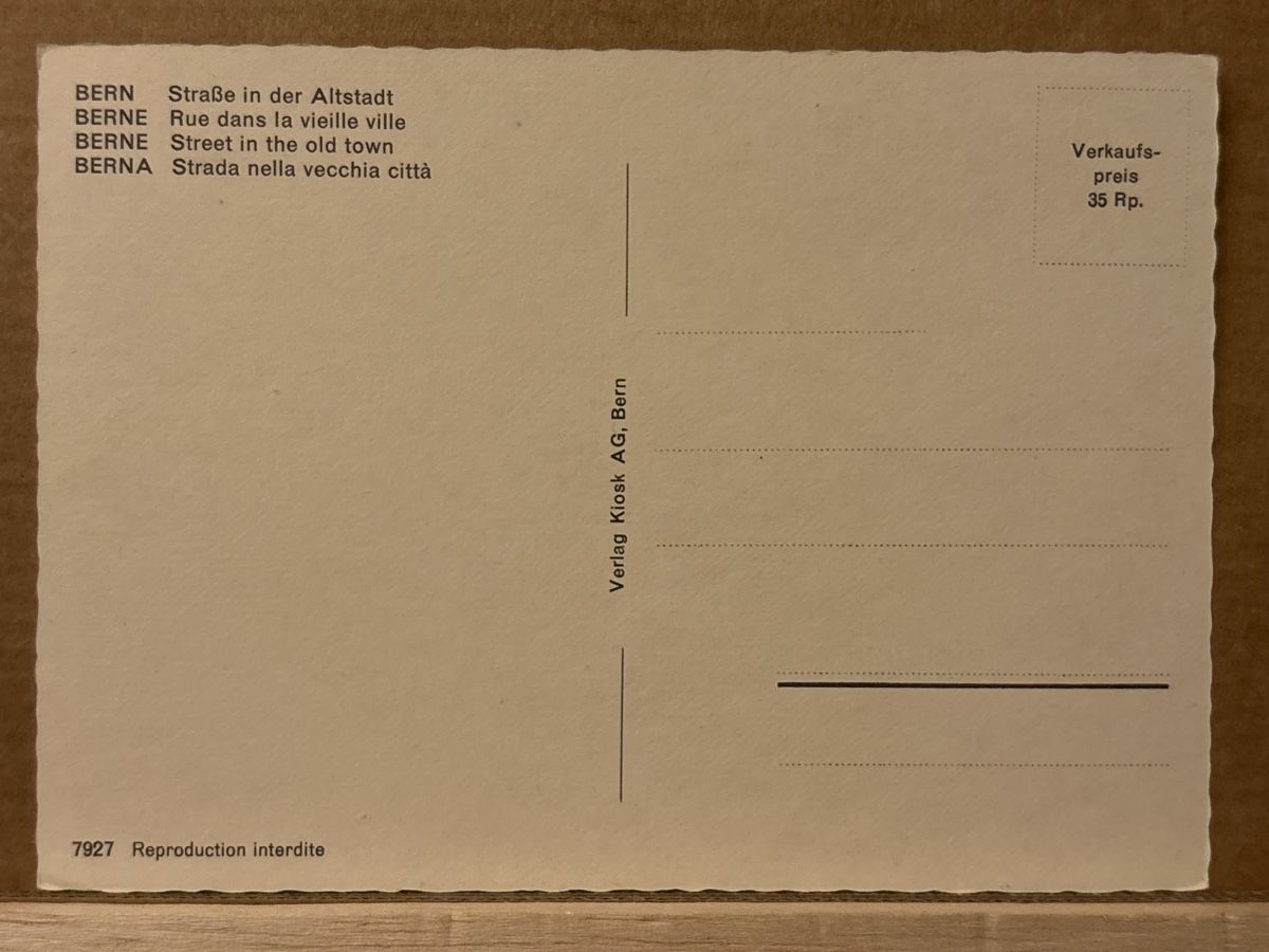 Cartoline postali: AK von Bern – Usato da Rümlang venduto da Kartenpost1 1