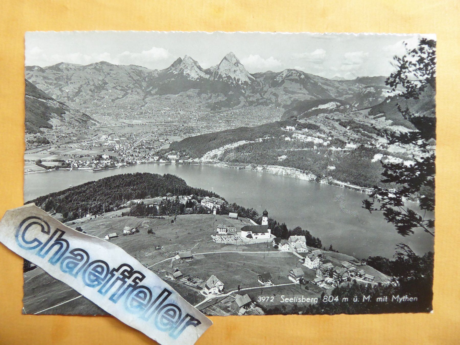 Ansichtskarten: 3972 Seelisberg mit Mythen – Gebraucht aus Zürich von Chaeffeler