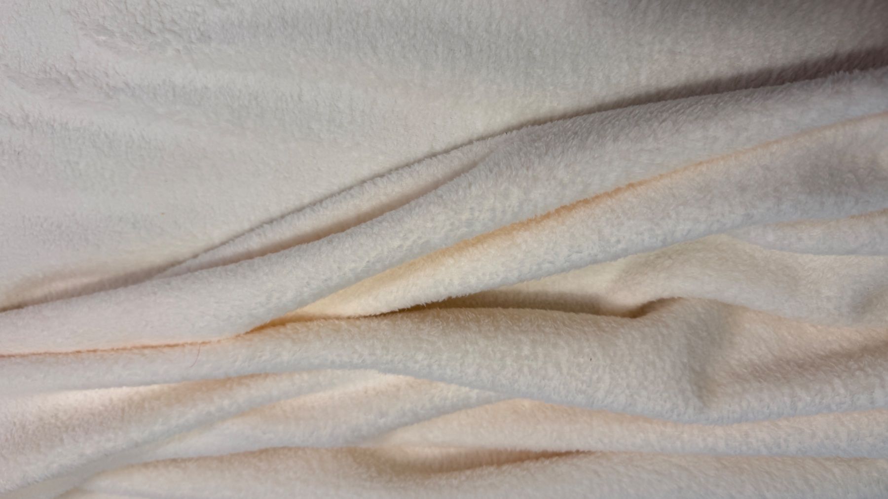 Tissus: Fleece-Stoff, écru – Neuf (Voir description) à Kallnach par schlumpfi