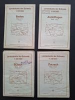 Zurzach. Bülach. Baden. Andelfingen.