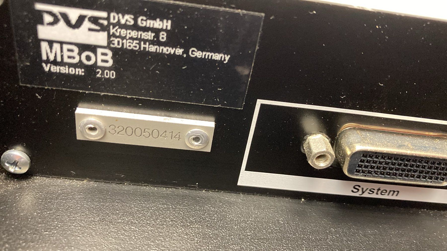 Componenti elettronici: DVS 19" Breakout Panel 1HE – Audio & RS-422 Interface – Usato da Dietikon venduto da Rima57 5