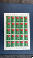Briefmarkenbogen Schweiz 1960 Krebsliga neuwertig
