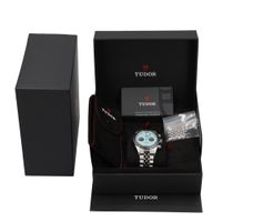 TUDOR Black Bay Chrono, Flamingo Blue 79360N-615 **NEW**