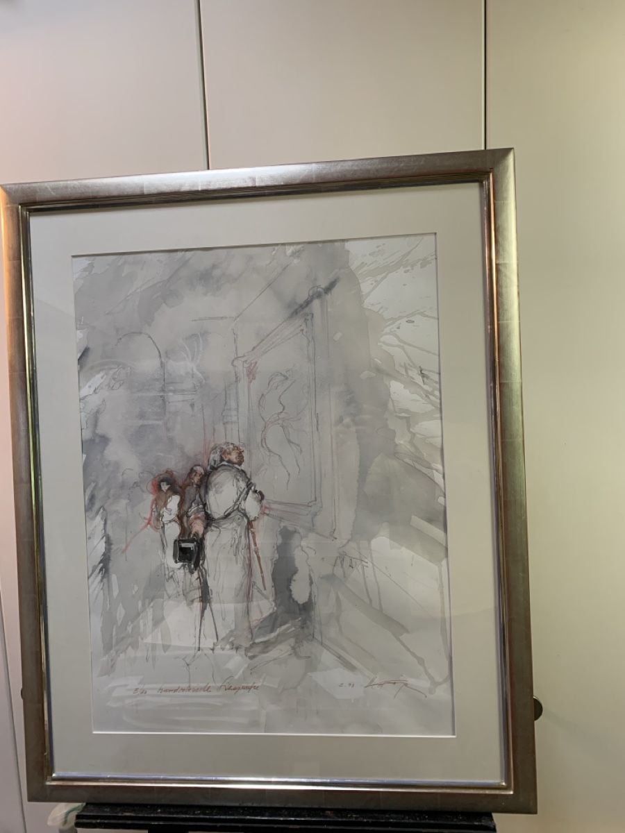Grafica & Litografie: HANS FITZE geb 1943 Lithographie – Usato da Wolfhalden venduto da SecondAntique