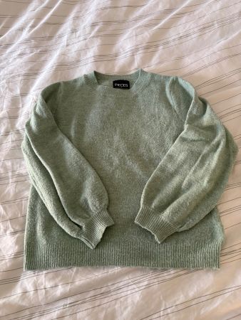 Pieces Strickpullover, mintgrün, Grösse M, guter Zustand!