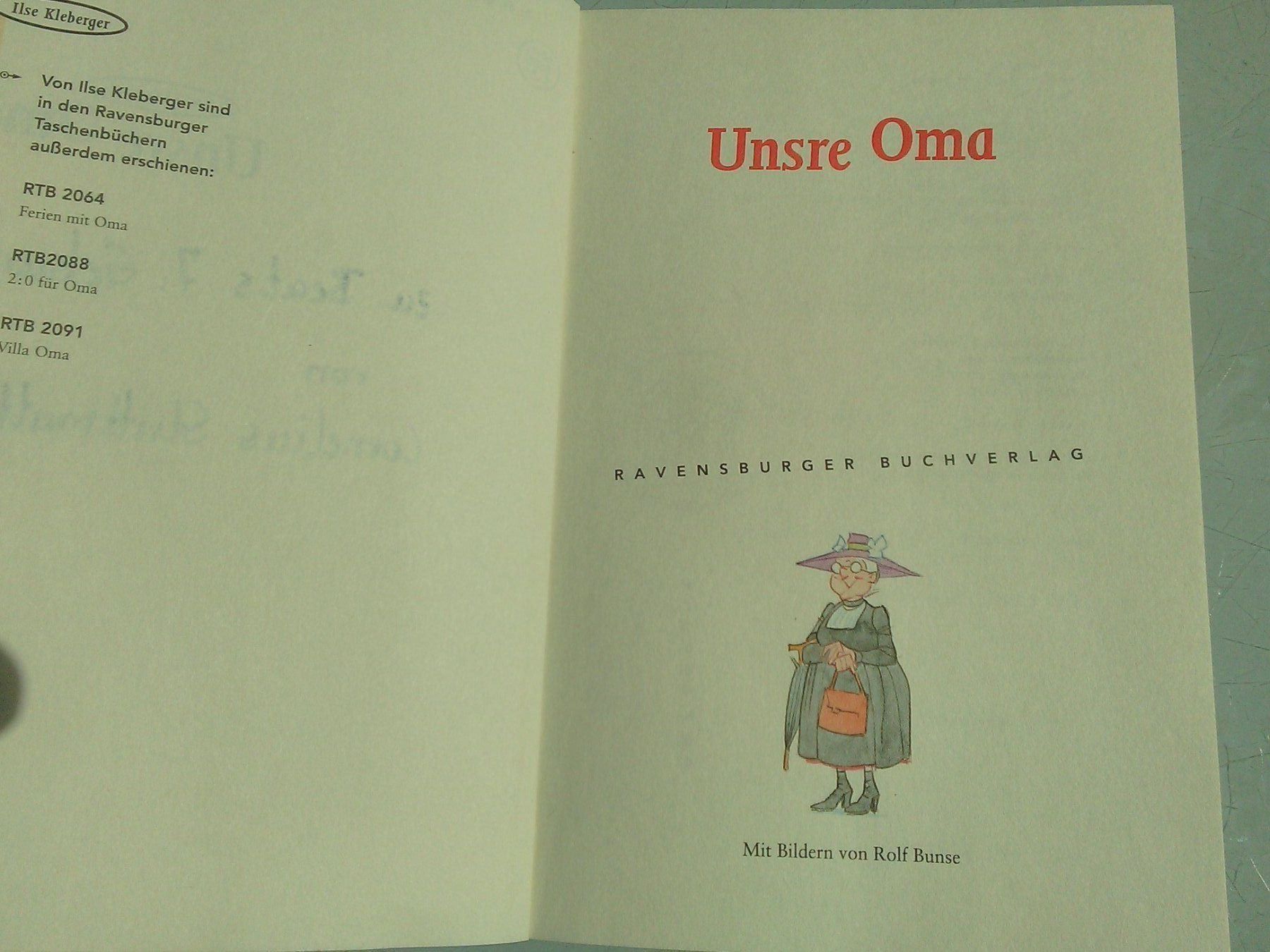 Libri: Unsre Oma     (Ilse Kleberger) – Usato da St. Gallen venduto da elkapone 2