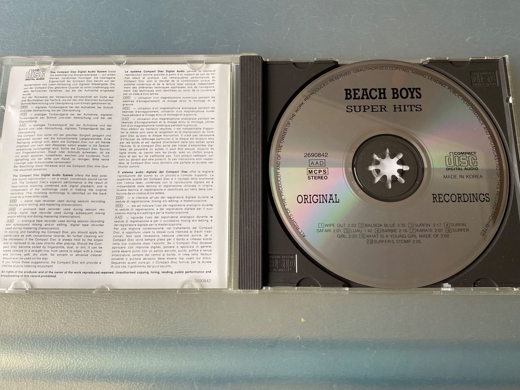 CDs: Beach Boys - Super Hits – Gebraucht aus Oberried Brienz von Chyara 2