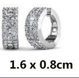 Orecchini pendenti & Orecchini a lobo: Ohrstecker Creole  mit Swarovski Elements – Nuovo e nell'imballaggio originale da Bottenwil venduto da anh_5brz 1