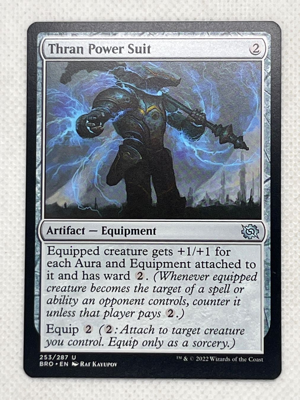 Magic The Gathering Sammelbilder & Trading cards: Magic Thran Power Suit Artifact Equipment, BRO – Gebraucht aus Hinterkappelen von Kim1992