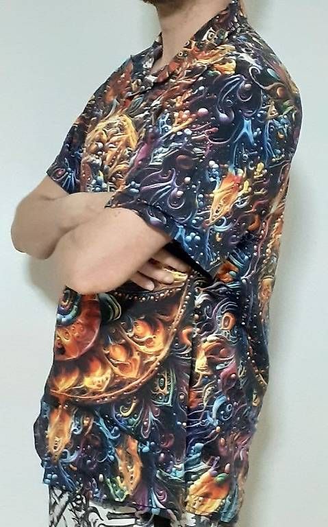 Camicie: Hawaiihemd by D-Trip Art 100% Baumwolle – Nuovo e nell'imballaggio originale da Kilchberg ZH venduto da Eaglebuy 2
