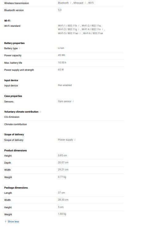 Microsoft Tablet PC: Tablet, Microsoft Surface Pro 7 12.30", 128 GB, 8GB – Usato da Zürich venduto da lor_2mtq 5