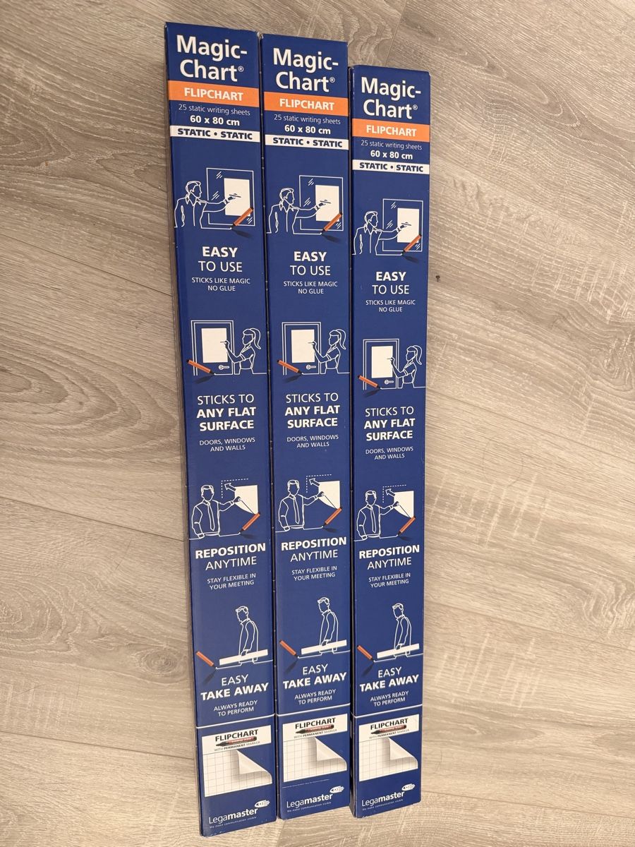 Carta: Magic-Chart Flipchart statisch 60x80cm 25 Blatt neu – Nuovo e nell'imballaggio originale da Nussbaumen AG venduto da nad_lq9s 4