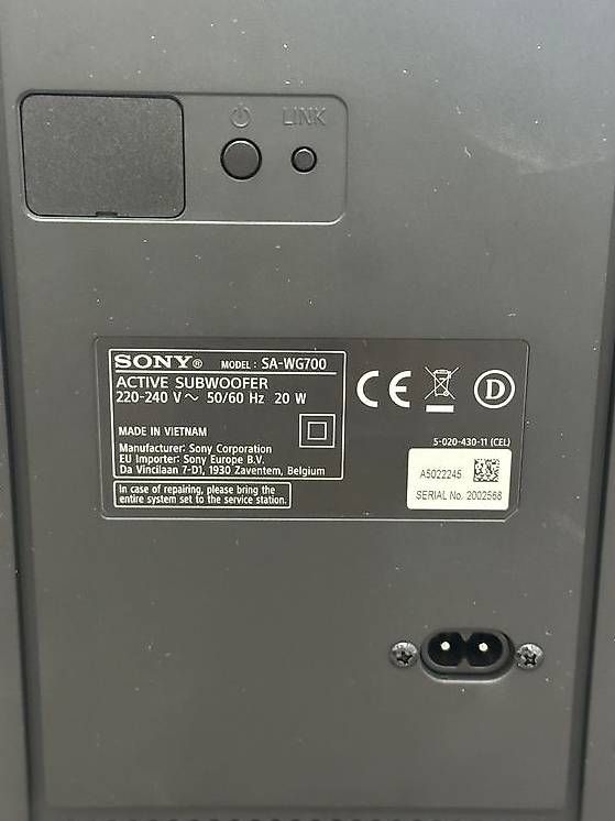 Casse acustiche: SONY SA-WG700 Active Subwoofer – Usato da Bellmund venduto da eli_9cm8 1