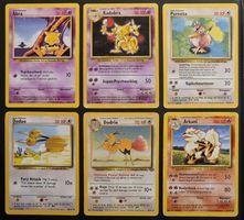 Vintage Pokémon Lot 1999 Basis- Jungle-Set DE/EN ab 1Fr.