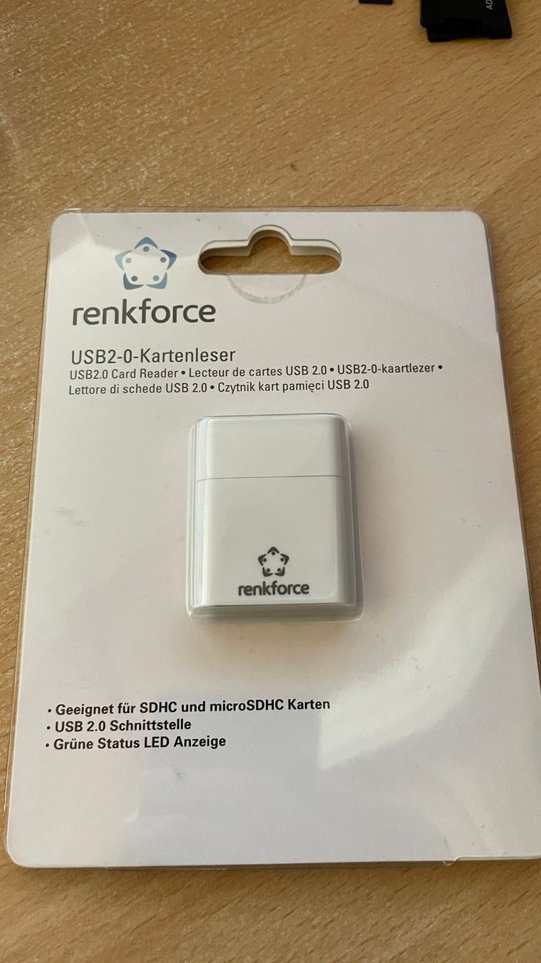 Renkforce Lettori di schede: renkforce USB2.0 Kartenleser - Neu & OVP! – Nuovo e nell'imballaggio originale da Glattfelden venduto da cybermaxx