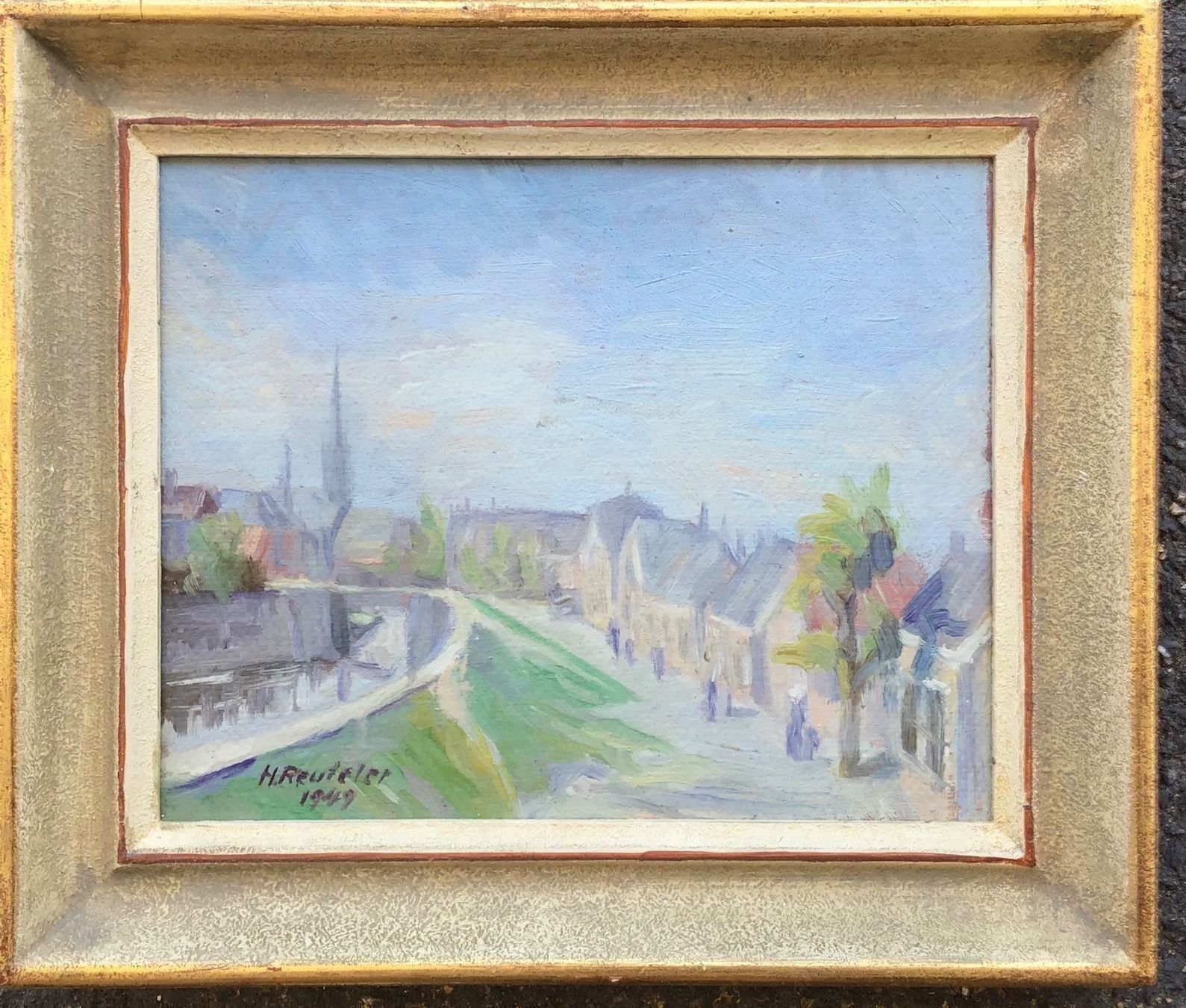 Dipinti: Hans Reuteler / Bern / Original – Usato da Wilchingen venduto da beamega