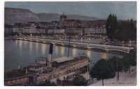 Genève la nuit. 1920