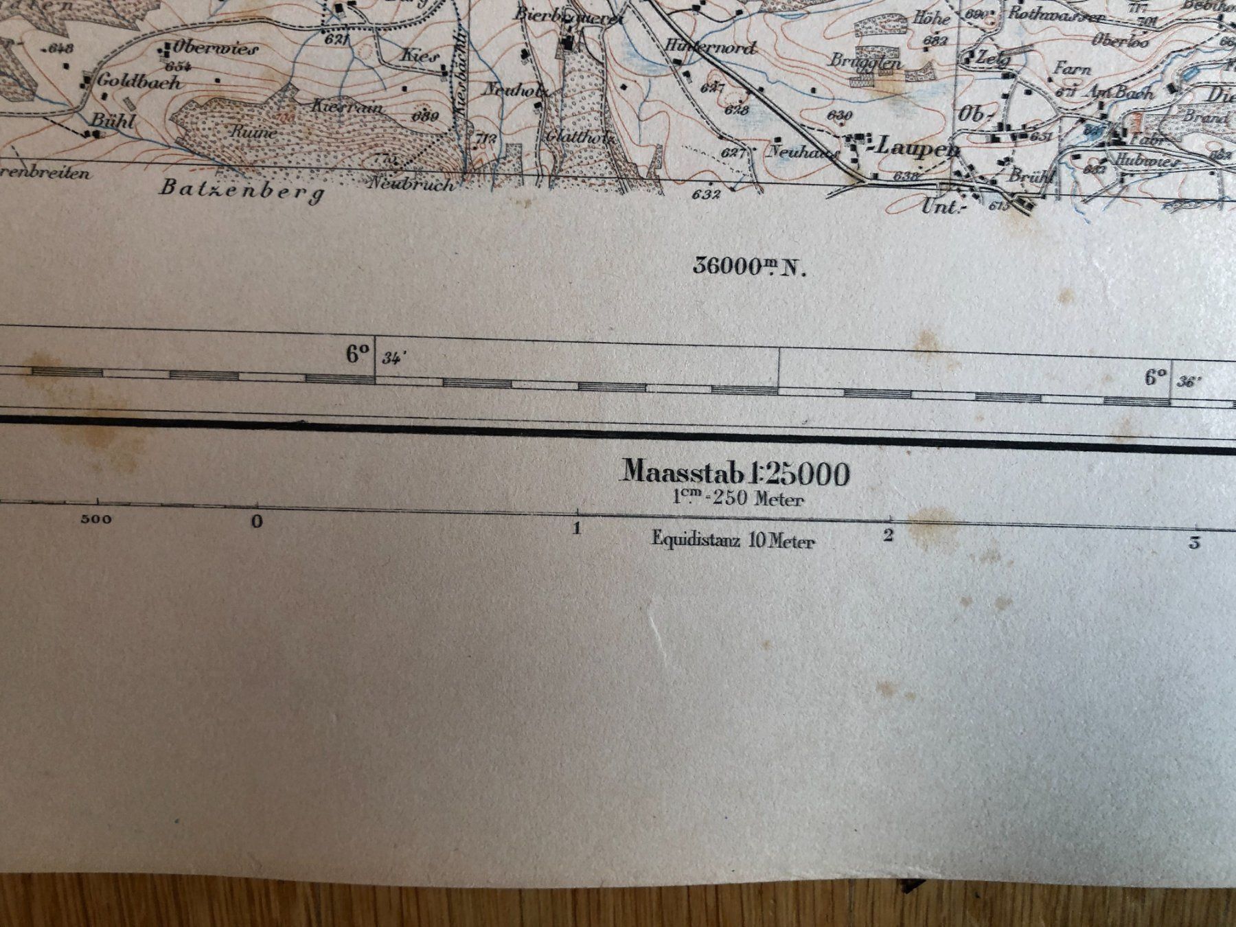 Landkarten & Atlanten: Siegfriedatlas Bl. 230: Wald 1882 – Gebraucht aus Zürich von allp 6