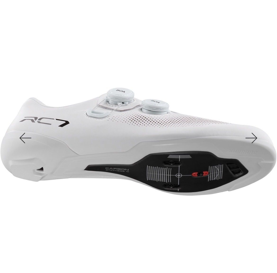 Shimano Scarpe da uomo: Shimano Chaussures vélo RC703 blanc taille 44 – Nuovo (secondo la descrizione) da Champlan venduto da YForter 2