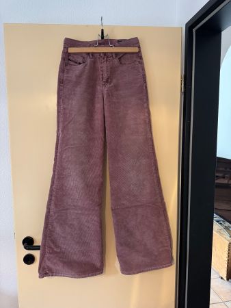 Diesel flared velour pants 25