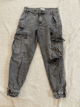 Tally Weijl Jeans grau meliert Grösse 38