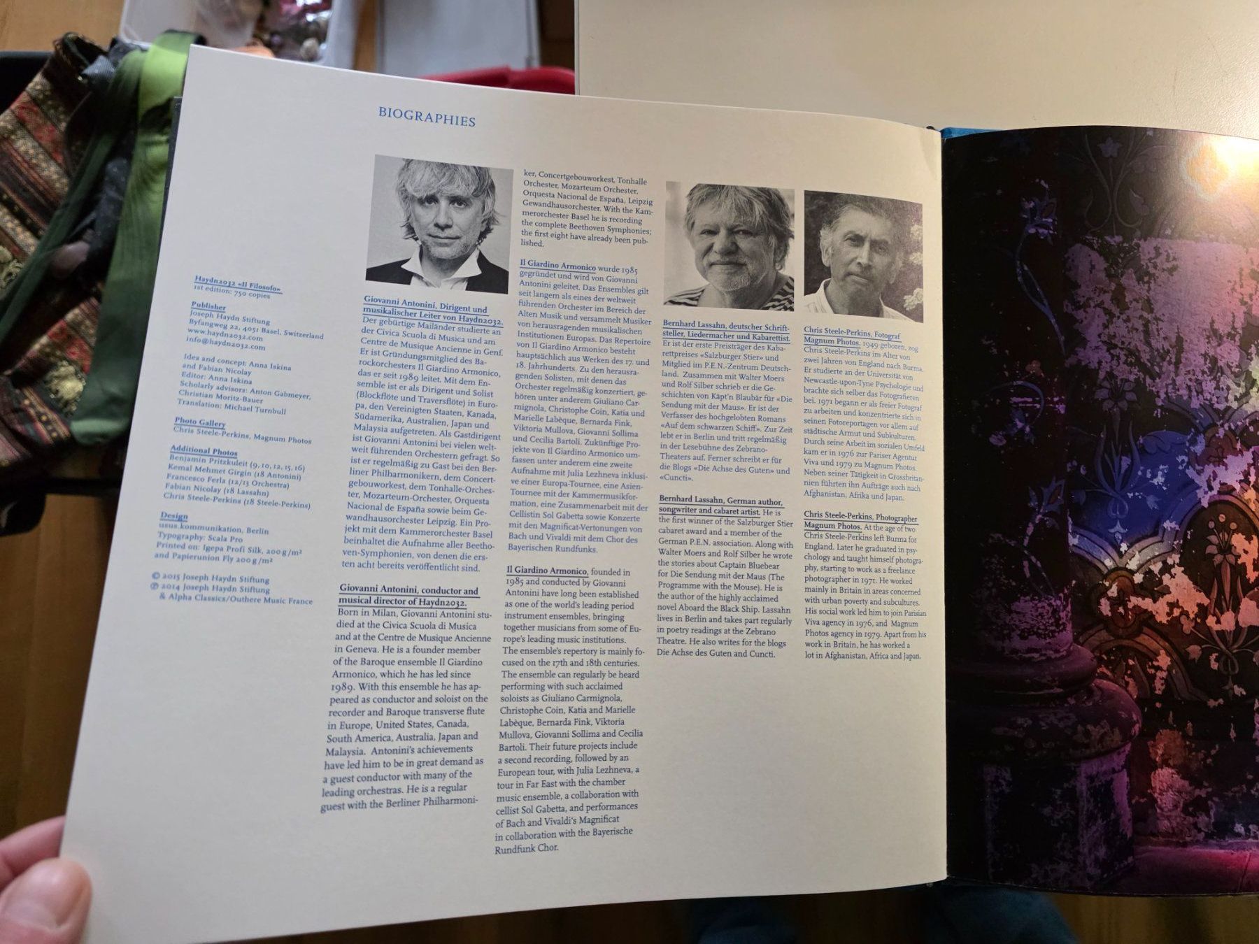 Libri: Haydn 2032 No. 2 Il Filosofo mit CD - limitierte 1. Edition – Usato da Walterswil BE venduto da Lonitti 2