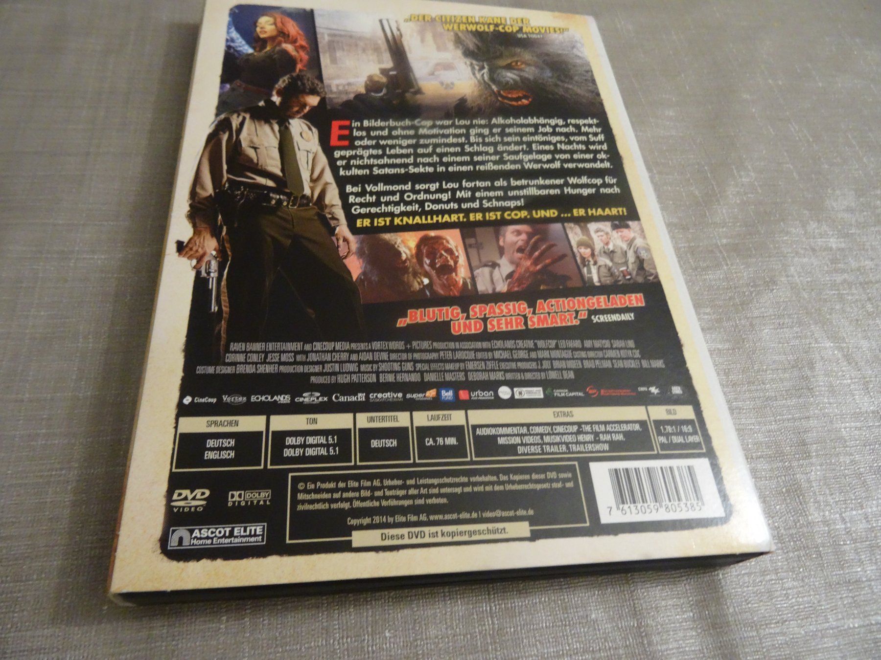 Tutti i DVDs: Wolfcop Wolf Cop DVD - Dirty Harry ... only Hairier – Usato da Olten venduto da Disc-Verkauf 1