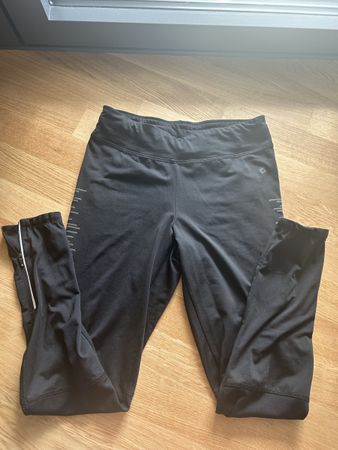 Schwarze Sport Leggins Tchibo Grösse S mit Reissverschluss