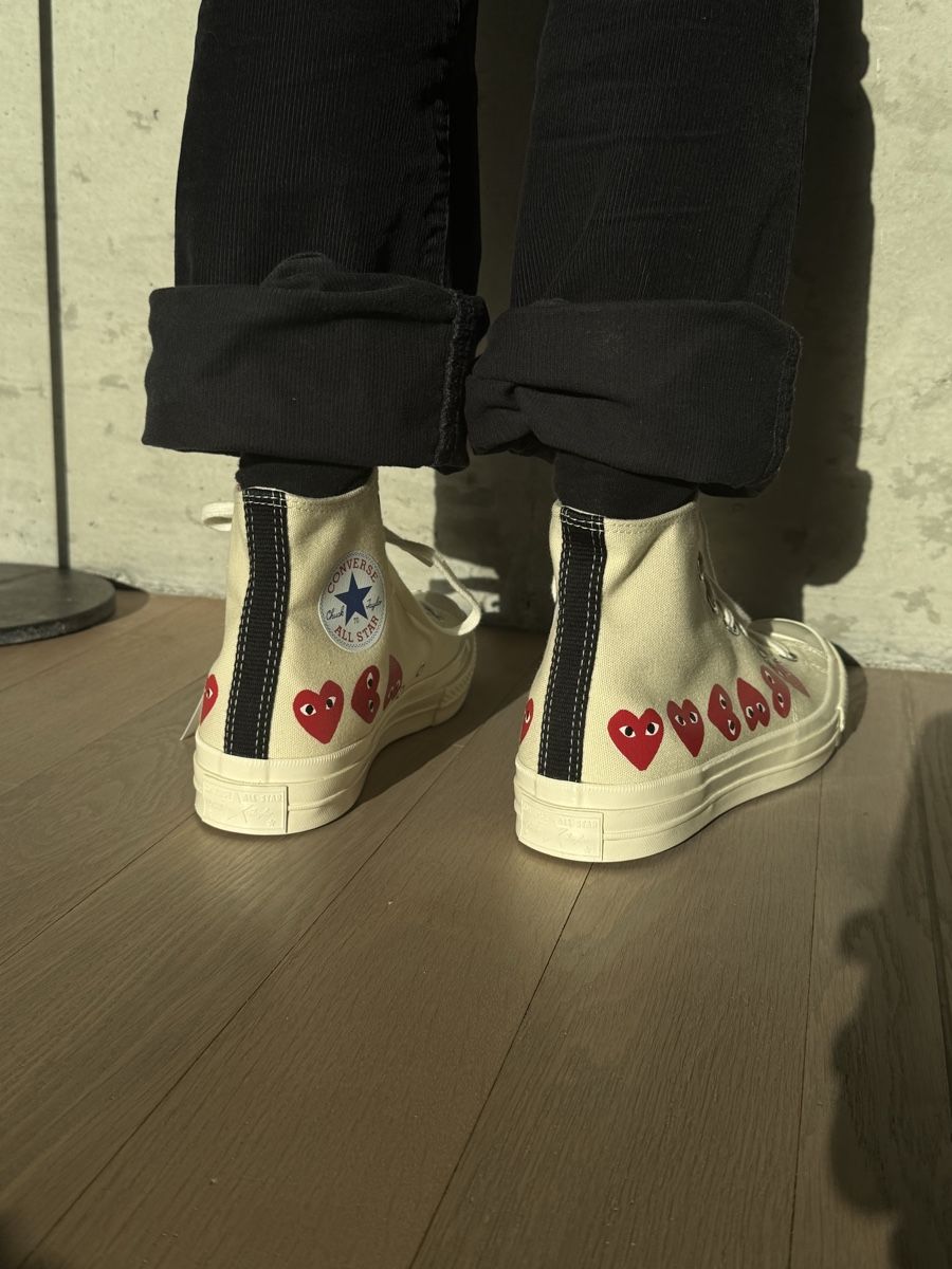Comme Des Garcons Herrenschuhe: Comme Des Garçons Play x Converse Sneakers  – Neu (gemäss Beschreibung) aus Buchberg von chiarandrina 4