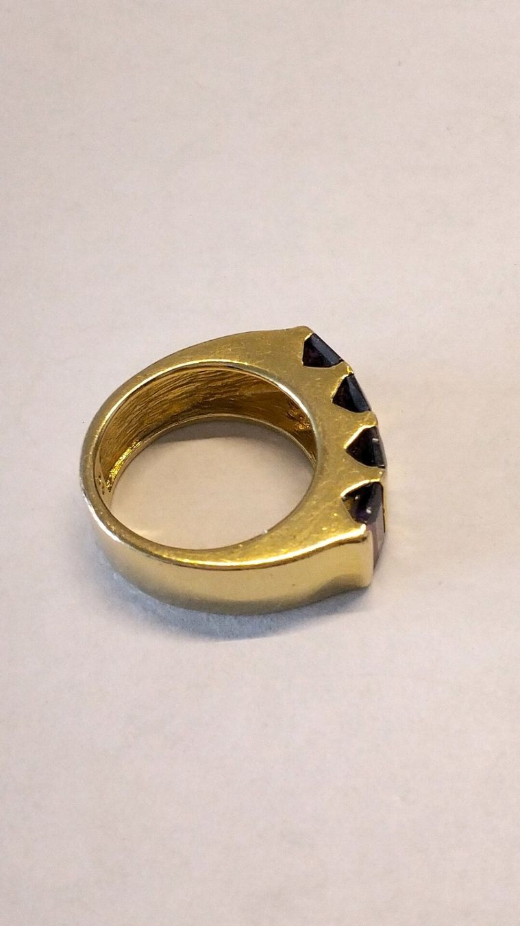 Ringe: Vergoldeter Ring mit CZ – Gebraucht aus Ittigen von amstraad 5