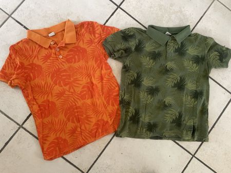 2er-Pack LCW Polo-Shirts Gr. 146Sommer Dschungel-Look Top