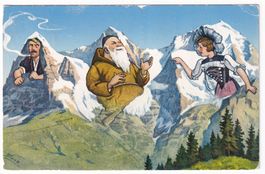 Eiger Mönch und Jungfrau  1949
