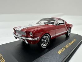 1965 Shelby 350GT (Mustang) 1:18, rot-weiss, IXO MODELS