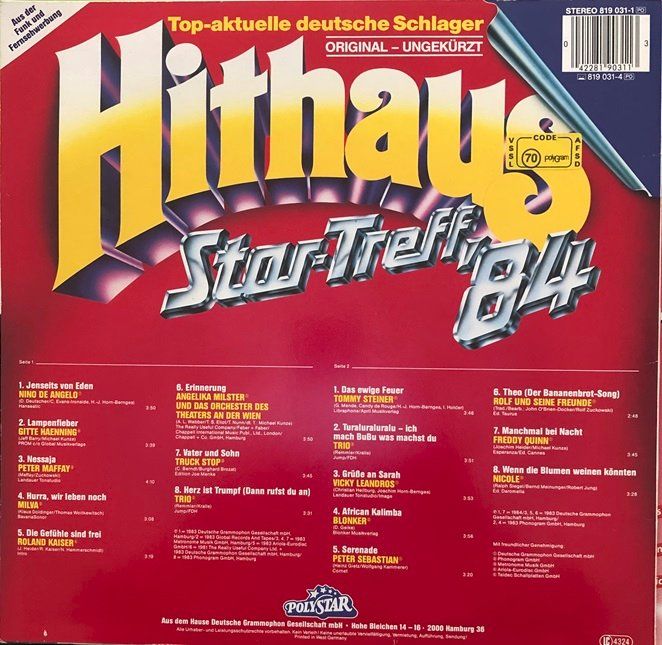 Dischi in vinile: 6x LPs Schlager – Usato da Grüningen venduto da azulmarron 5