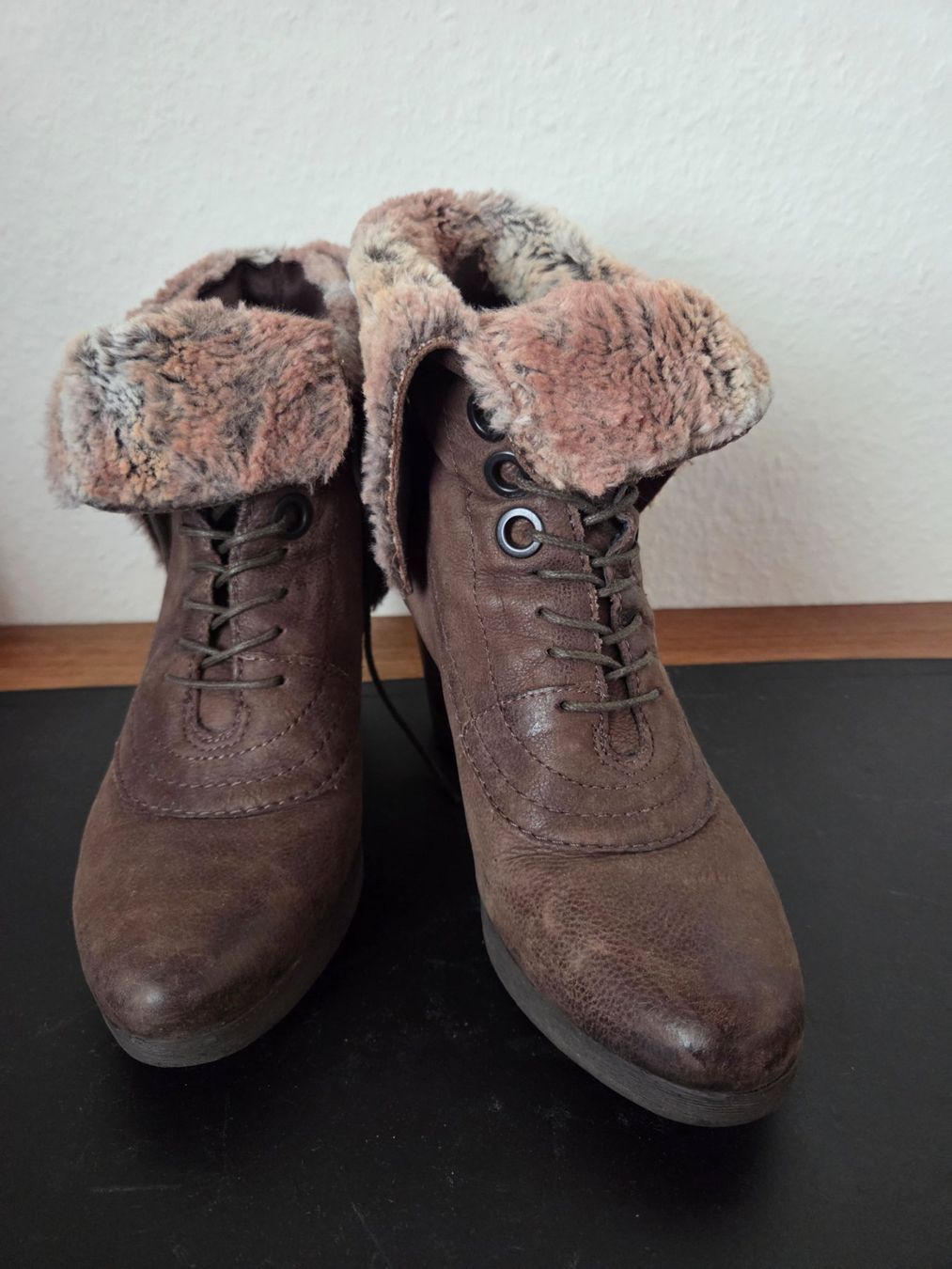 Mjus Scarpe da donna: Mjus Stiefeletten braun – Usato da Zürich venduto da Stephs13