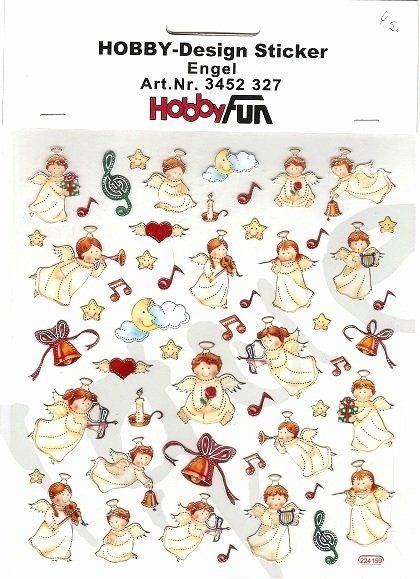 Sticker: HobbyFun Sticker Engel – Nuovo e nell'imballaggio originale da Schlatt TG venduto da kreativ-atelier