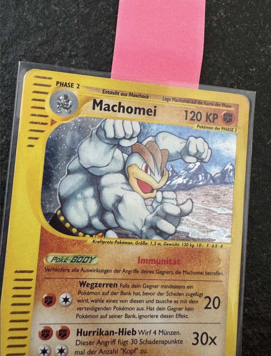 Pokémon Sammelbilder & Trading cards: Machomei holo Skyridge – Gebraucht aus Muraz (Collombey) von ya.boy.matteo 2