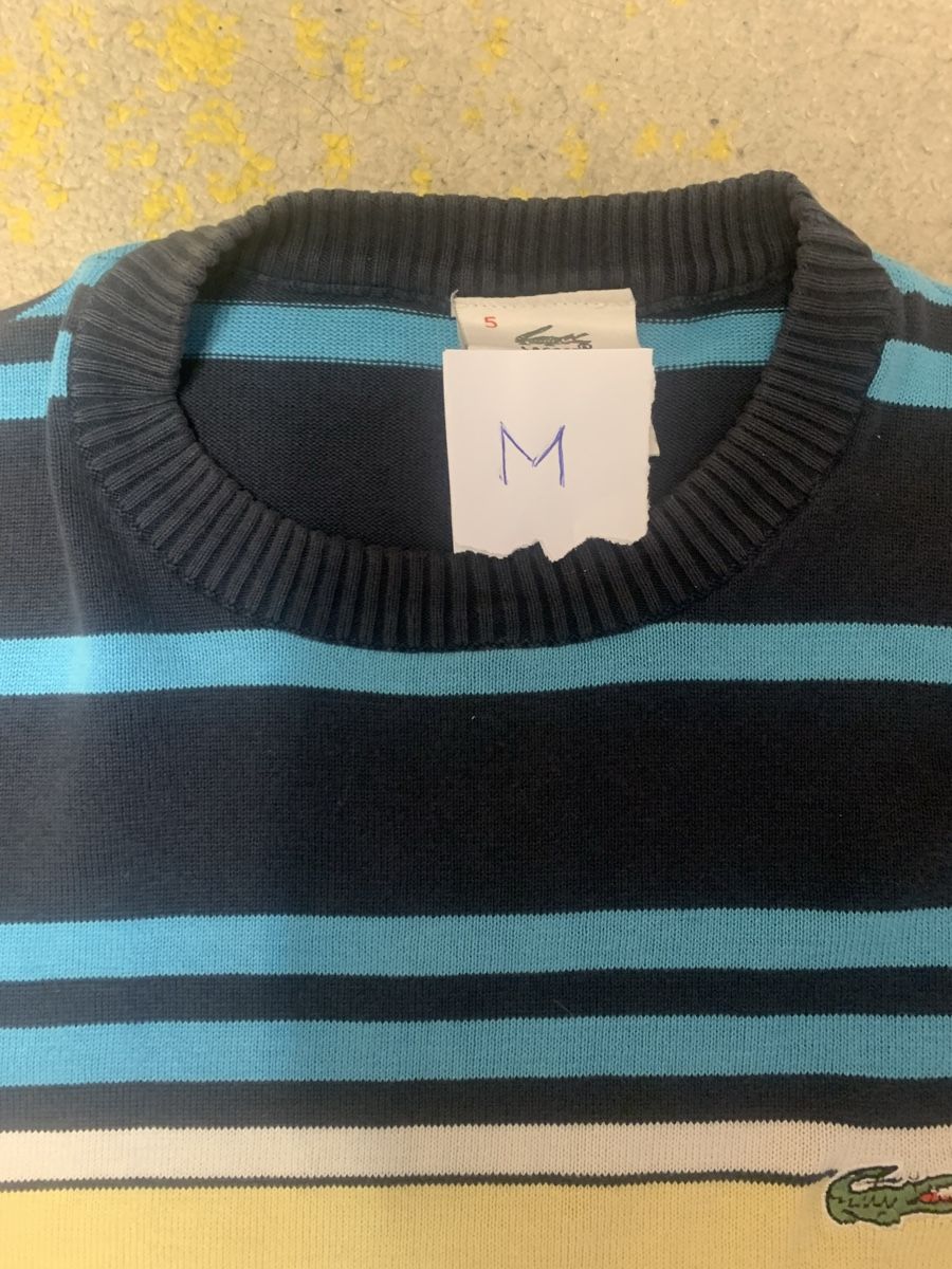 Lacoste Maglioni & Felpe: Retro Lacoste Baumwollpullover, Size M  – Usato da Münchenstein venduto da Alpinevintage 1