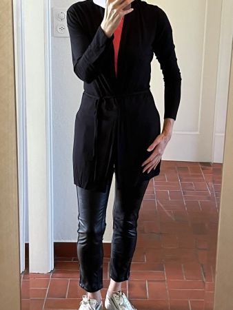 Strickjacke von SEVENTY Gr.34/36 Schwarz - neuwertig
