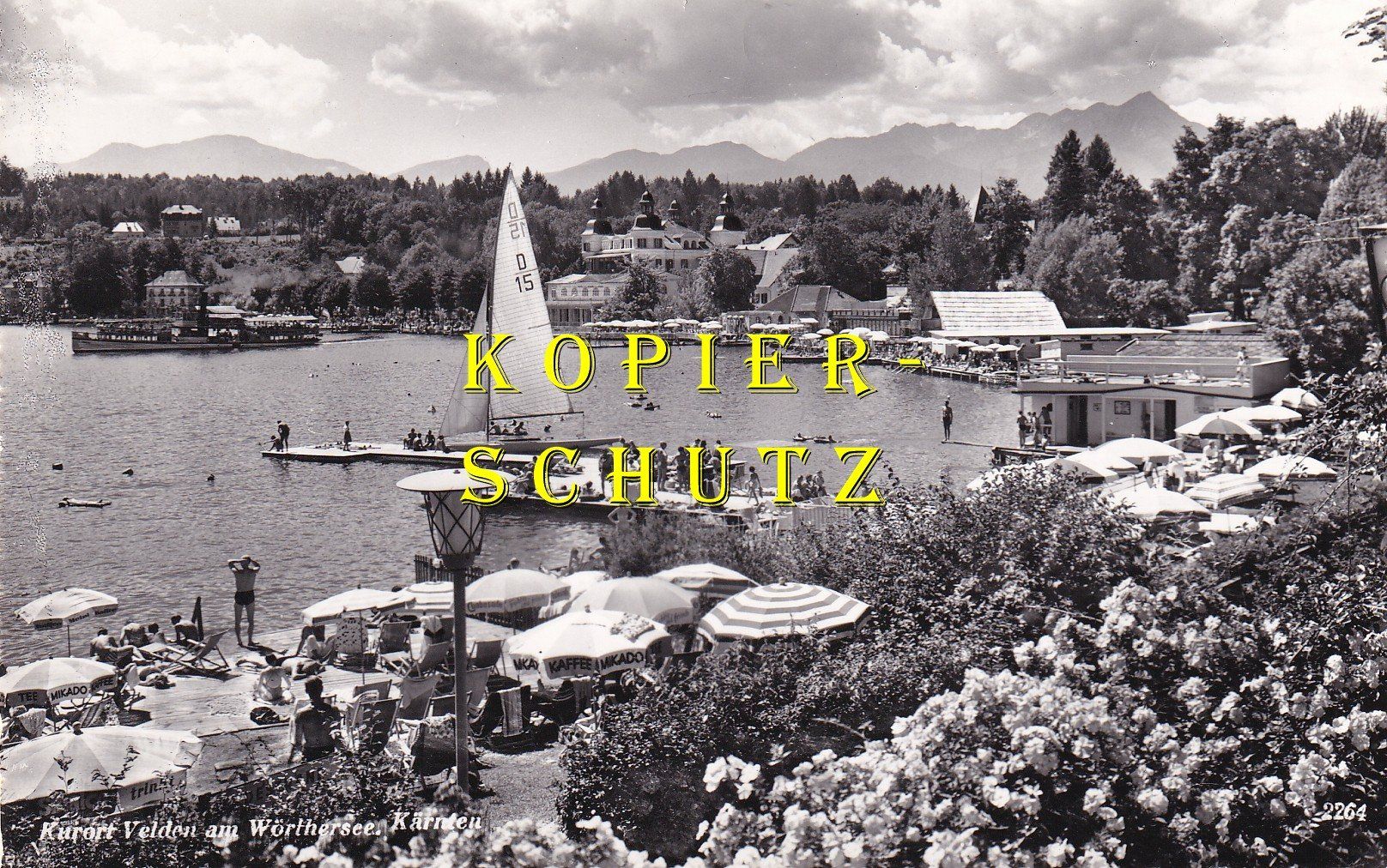 Cartoline postali: Velden am Wörthersee /bc – Usato da Hombrechtikon venduto da Rudolf07
