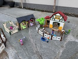 Playmobil Reiterhof mit Zubehör gebraucht guter Zustand