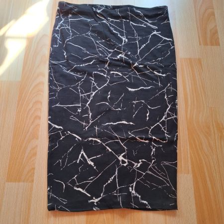 Jupe mit aussergewöhnlichem Design aus Baumwolle