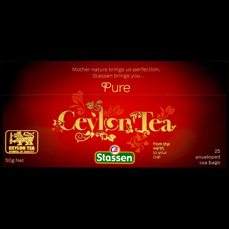 Cibi & Specialità: Stassen - Pure Ceylon Black Tea - Gastro-Teebeutel – Nuovo e nell'imballaggio originale da Gampelen venduto da Geschenkxy 2