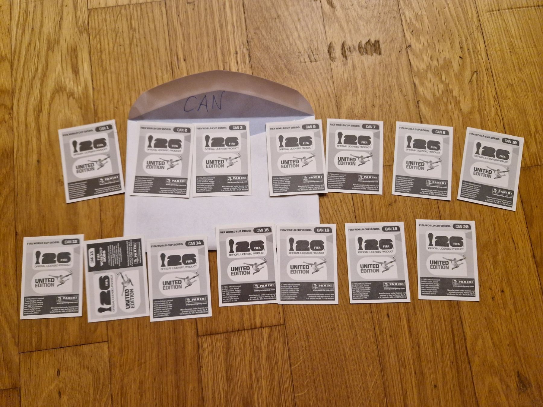 Panini Carte collezionabili: Panino Sticker WM 2026 CAN – Usato da Metzerlen venduto da SS01