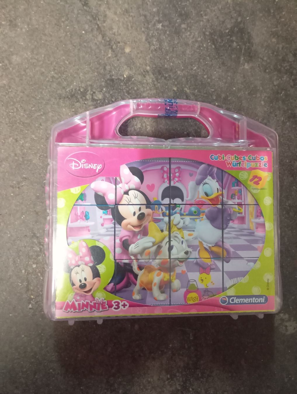 Disney Puzzle: Würfelpuzzle Minnie Mouse 12 tlg – Nuovo e nell'imballaggio originale da Winterthur venduto da pjuma01 1