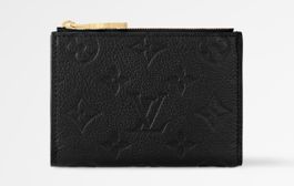Louis Vuitton Geldbörse Portemonnaie Leder Schwarz neuwertig